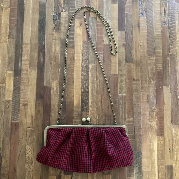 Vintage Wool Blend Crossbody/Shoulder Bag - Picture 5 of 12